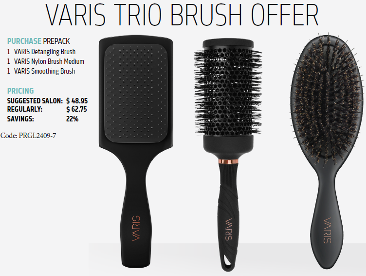 Varis Brush Trio Kit