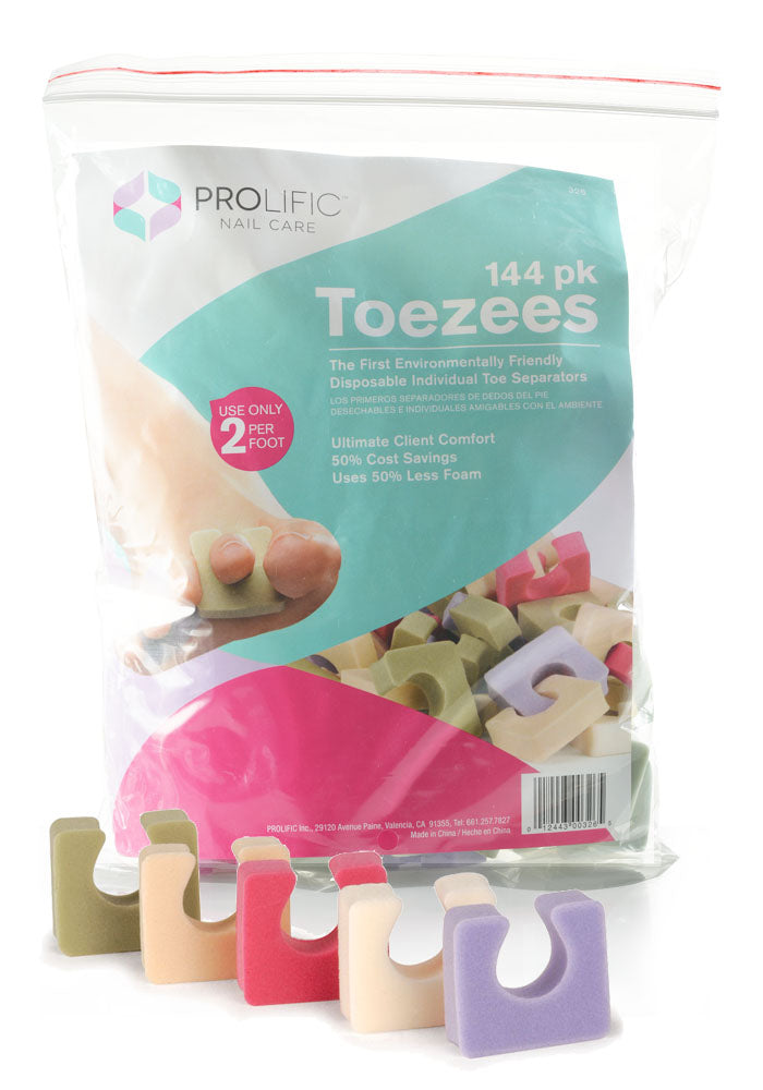 Pro Toezees Spa Colors - 144 pk.