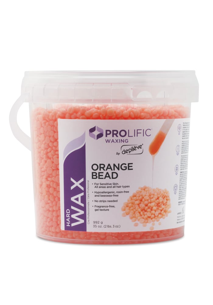 Orange Bead Hard Wax by Depileve