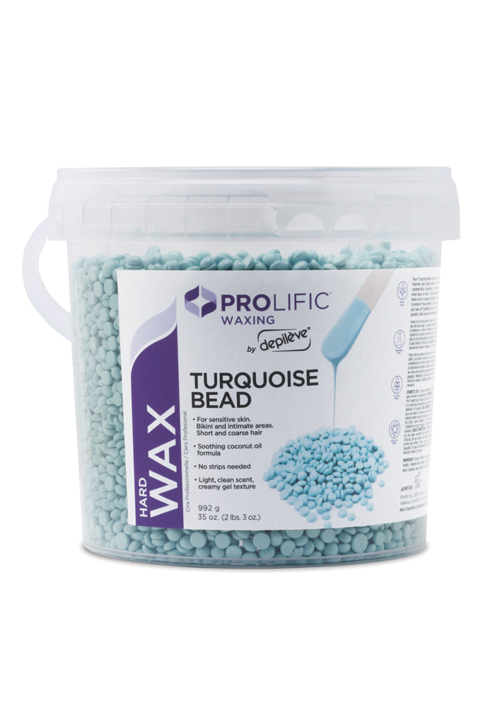 Turquoise Bead Hard Wax by Depileve