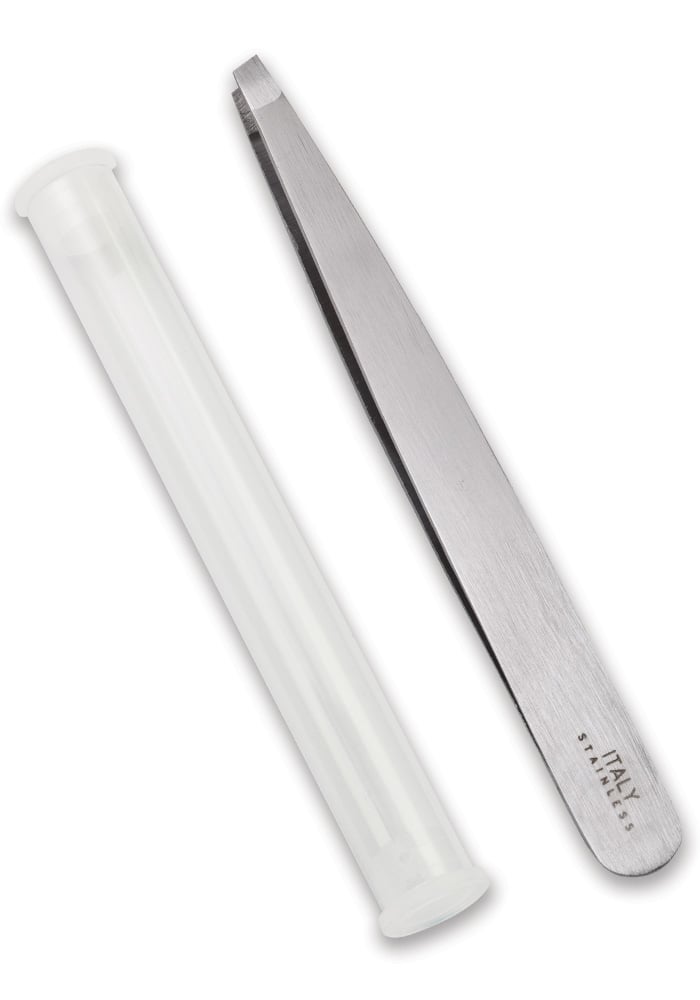 Pro by Ultra Slant Stainless Steel Tweezer