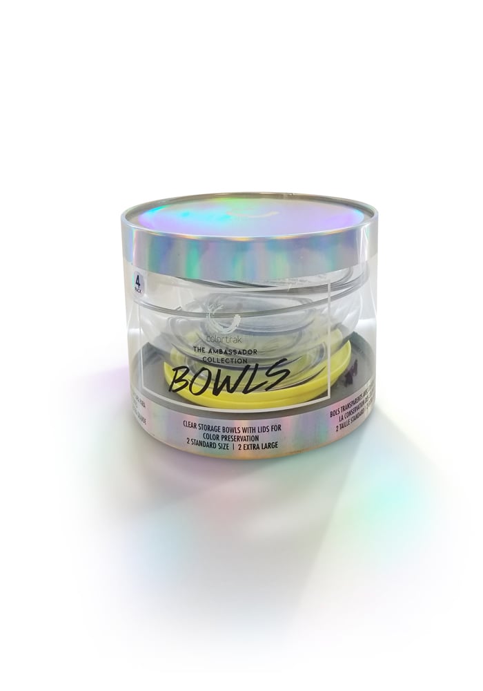 The Ambassador Collection Clear Bowls with Lids - 4 Pack