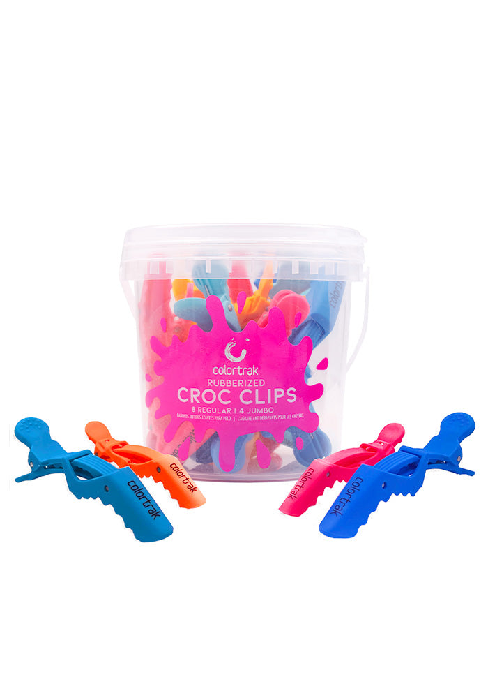 12pk Rubberized Croc Clips