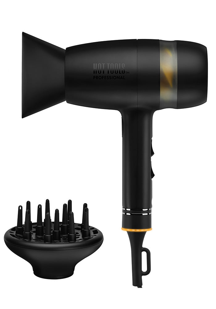 Hot Tools Pro Artist Black Gold Quietair Power Hair Dryer