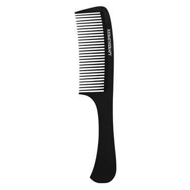 KERATOOLS: Carbon Wide Tooth Comb - Black