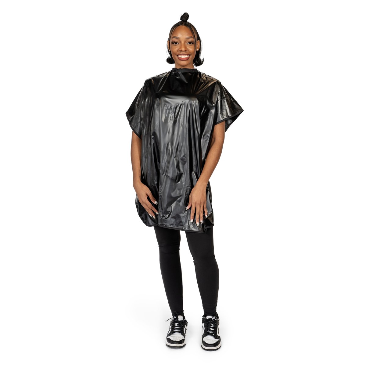 Vinyl Salon Cape Black
