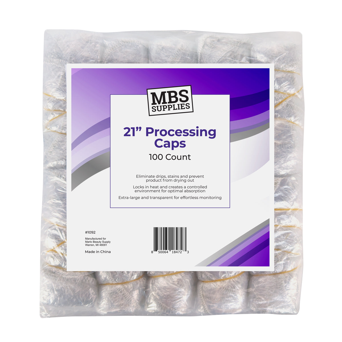 MBS Supplies  21" Processing Caps