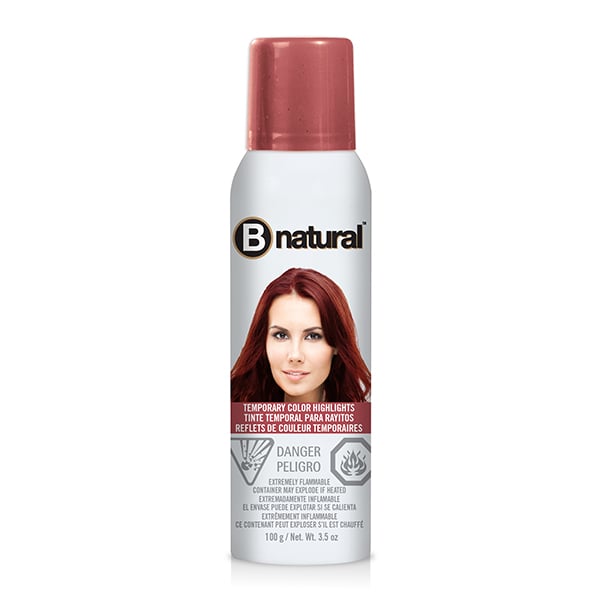 B Natural Gentle Auburn Color Highlights Spray