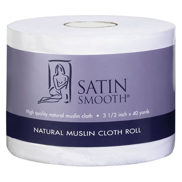 Satin Smooth Natural Muslin Roll  3.5 " x 40 Yards