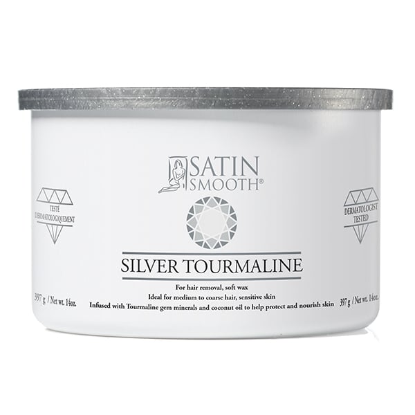 Satin Smooth Silver Tourmaline Wax