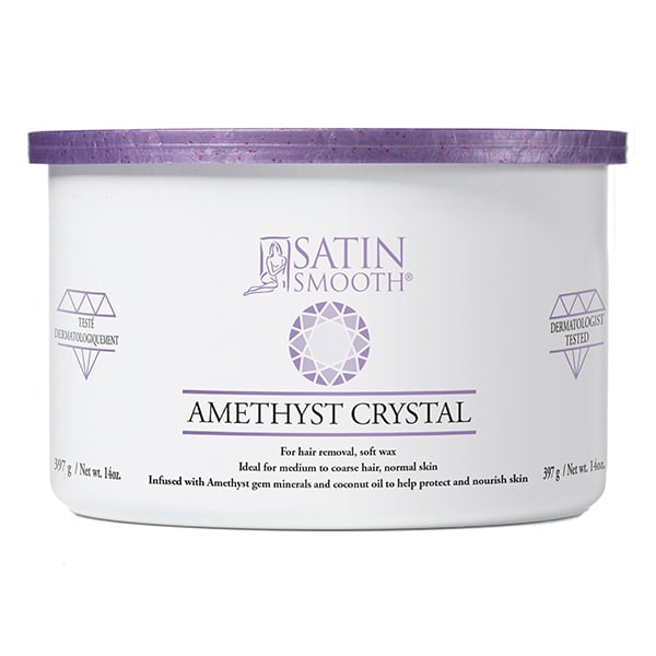 Satin Smooth Amethyst Crystal Wax