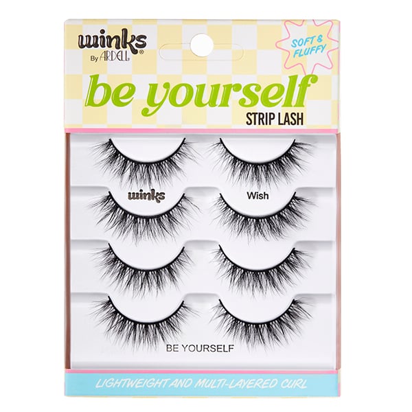 Winks by Ardell Be Yourself Strip Lashes, 4 Pack
