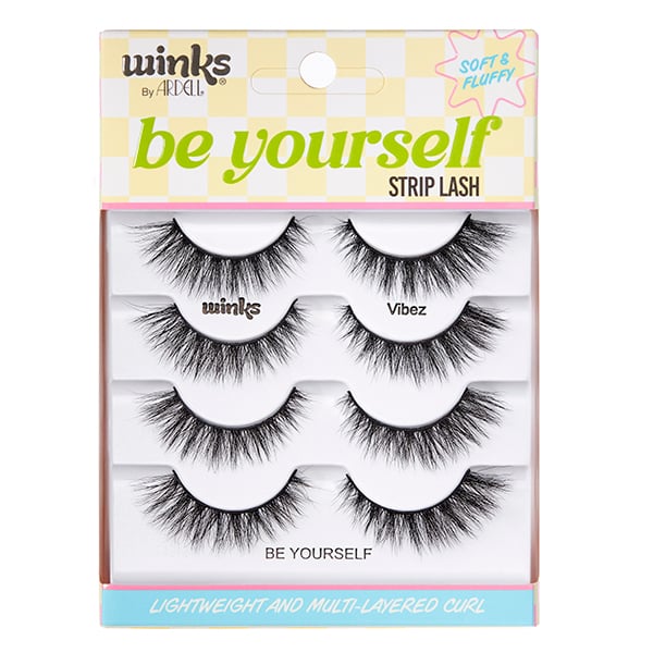 Winks by Ardell Be Yourself Strip Lashes, 4 Pack