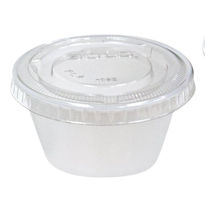 Fanta Sea Plastic Cup with Lid 1 oz