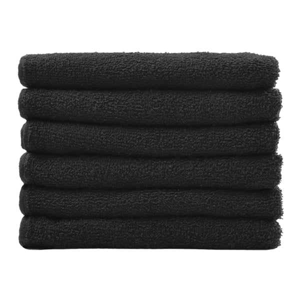 ProTex Edge Jet Black Towels