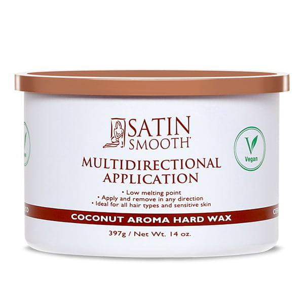 Satin Smooth Multidirectional Application Coconut Aroma Hard Wax