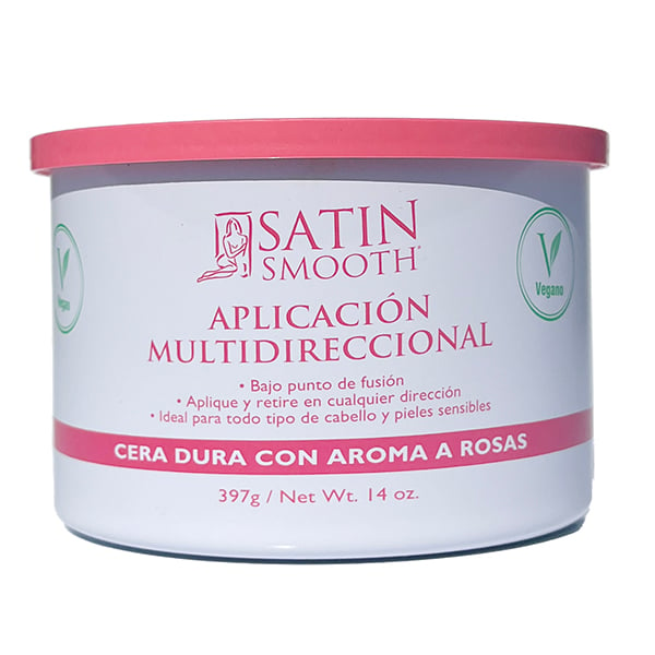 Satin Smooth Multidirectional Application Rose Aroma Hard Wax