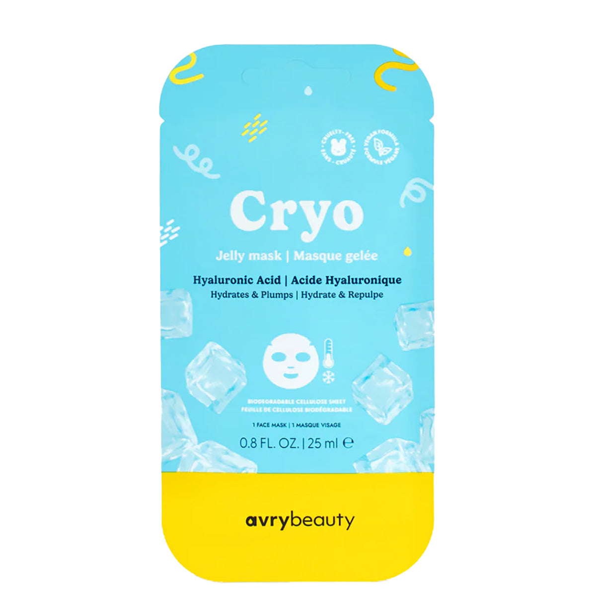 Avry Cryo Jelly Mask with Hyaluronic Acid