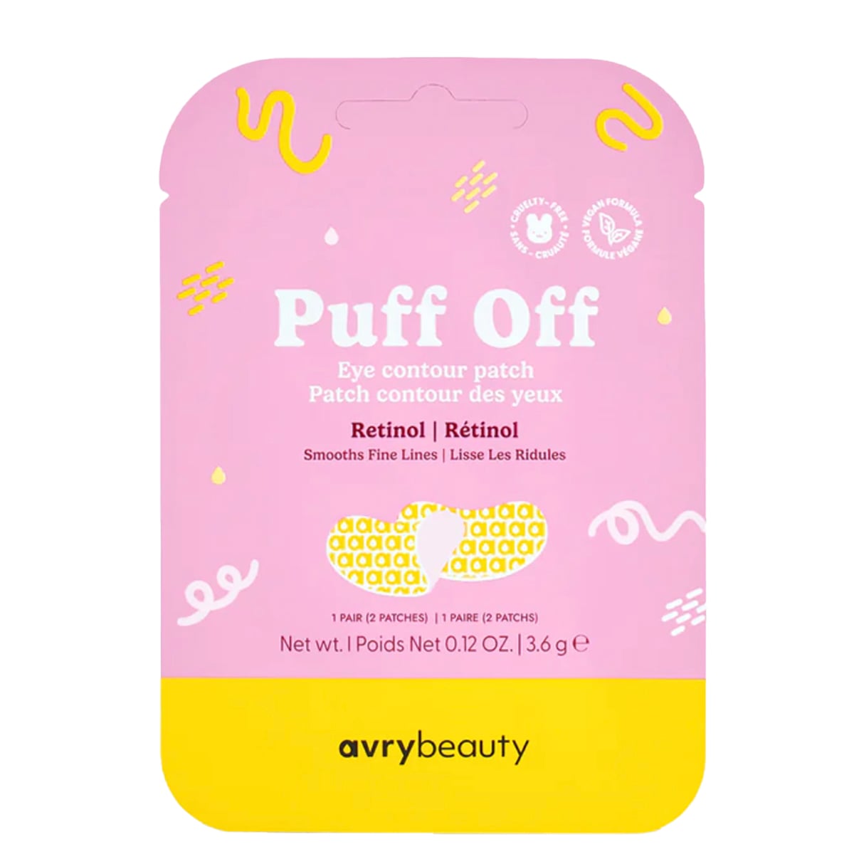 Avry Puff Off Eye Contour Patch with Retinol