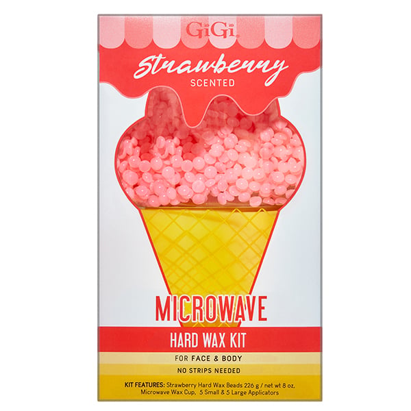 GiGi Strawberry Microwave Hard Wax Kit