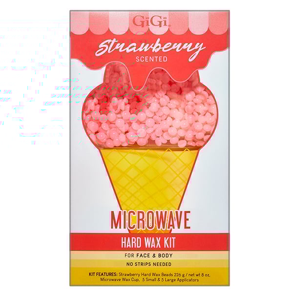 GiGi Strawberry Microwave Hard Wax Kit