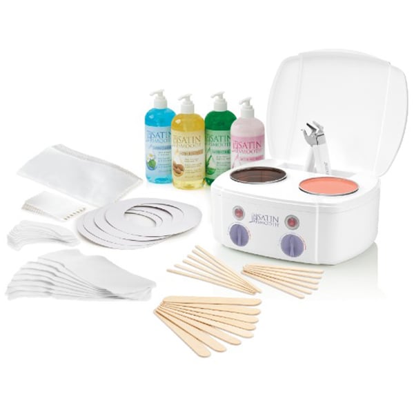 Satin Smooth Professional Double Wax Warmer Kit