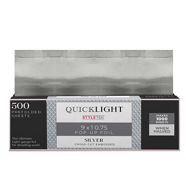 StyleTek Quick Light Silver Pop-Up Foil, 9" x 10.75"