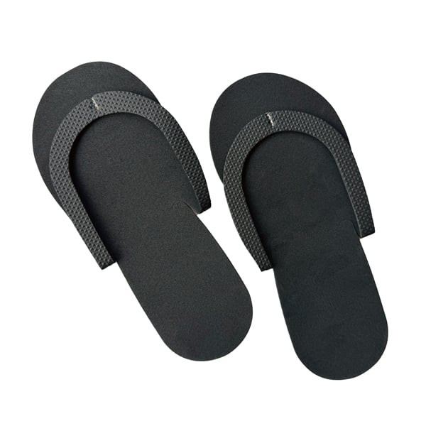 Black Pedi Slippers