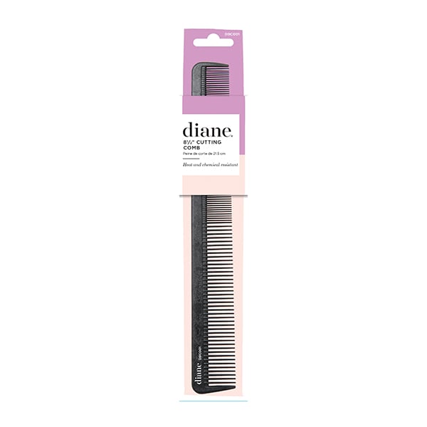 Diane Silicone Black Comb 8.5"