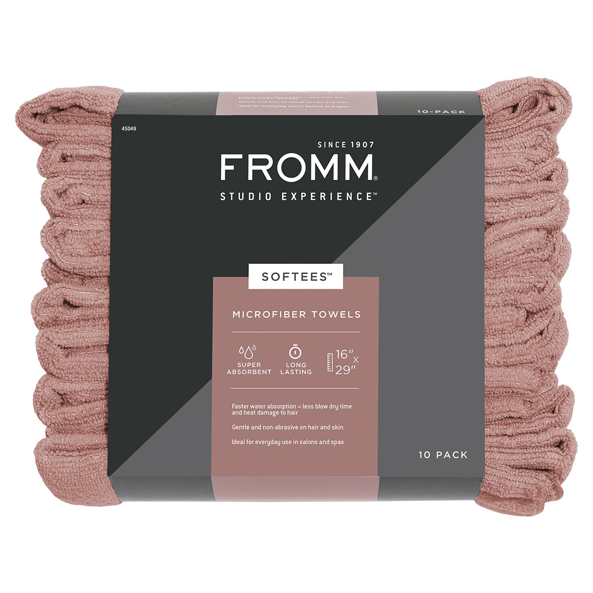 Fromm Studio Experience Softees Microfiber Towels, 10 Pack