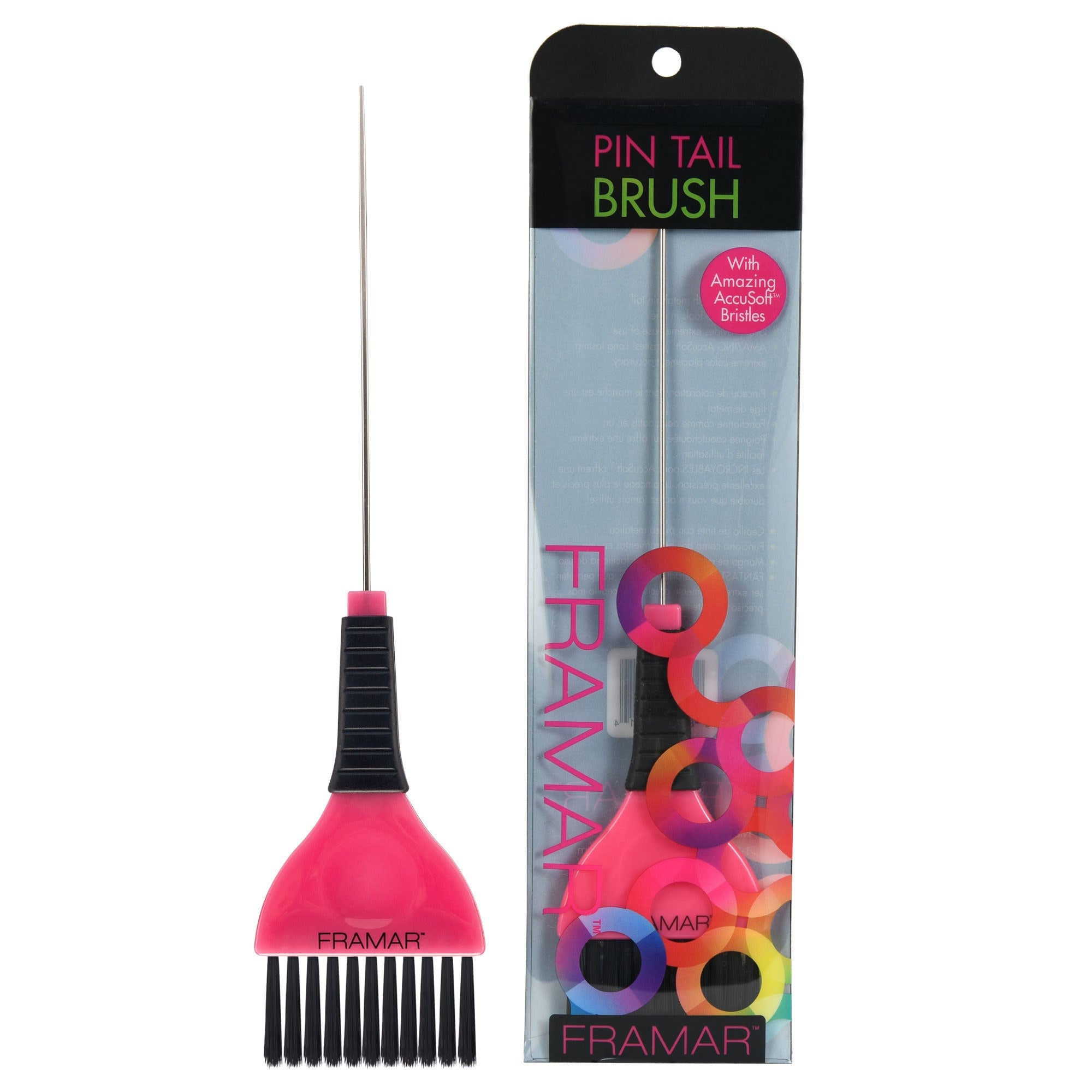 Pink Pin Tail Brush