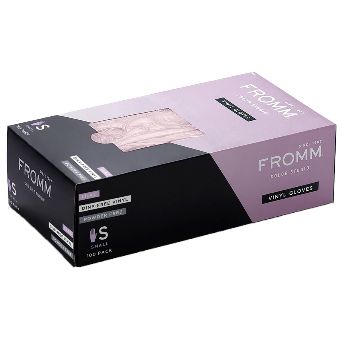 Fromm Color Studio Lilac Powder Free Vinyl Gloves