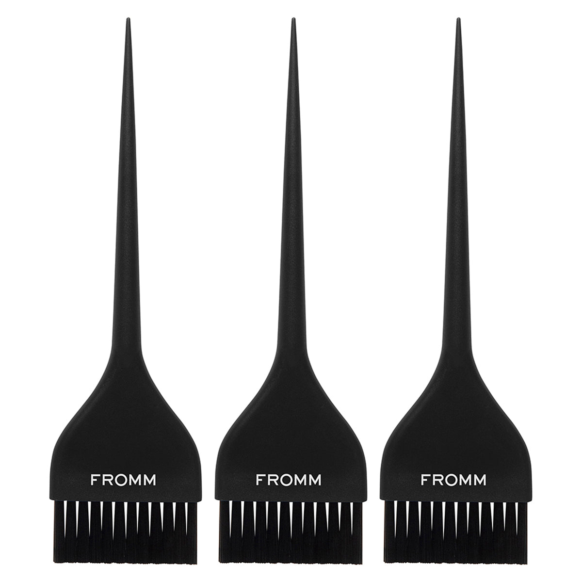 Fromm Color Studio Firm Tint Brush 2.25", 3 Pack (The Noir Collection)