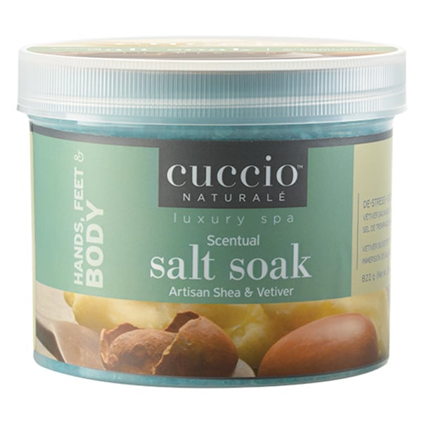 Cuccio Naturale Artisan Shea & Vetiver Scentual Salt Soak