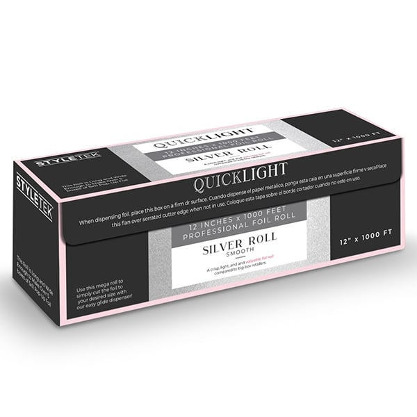 StyleTek Quick Light Silver Roll Foil