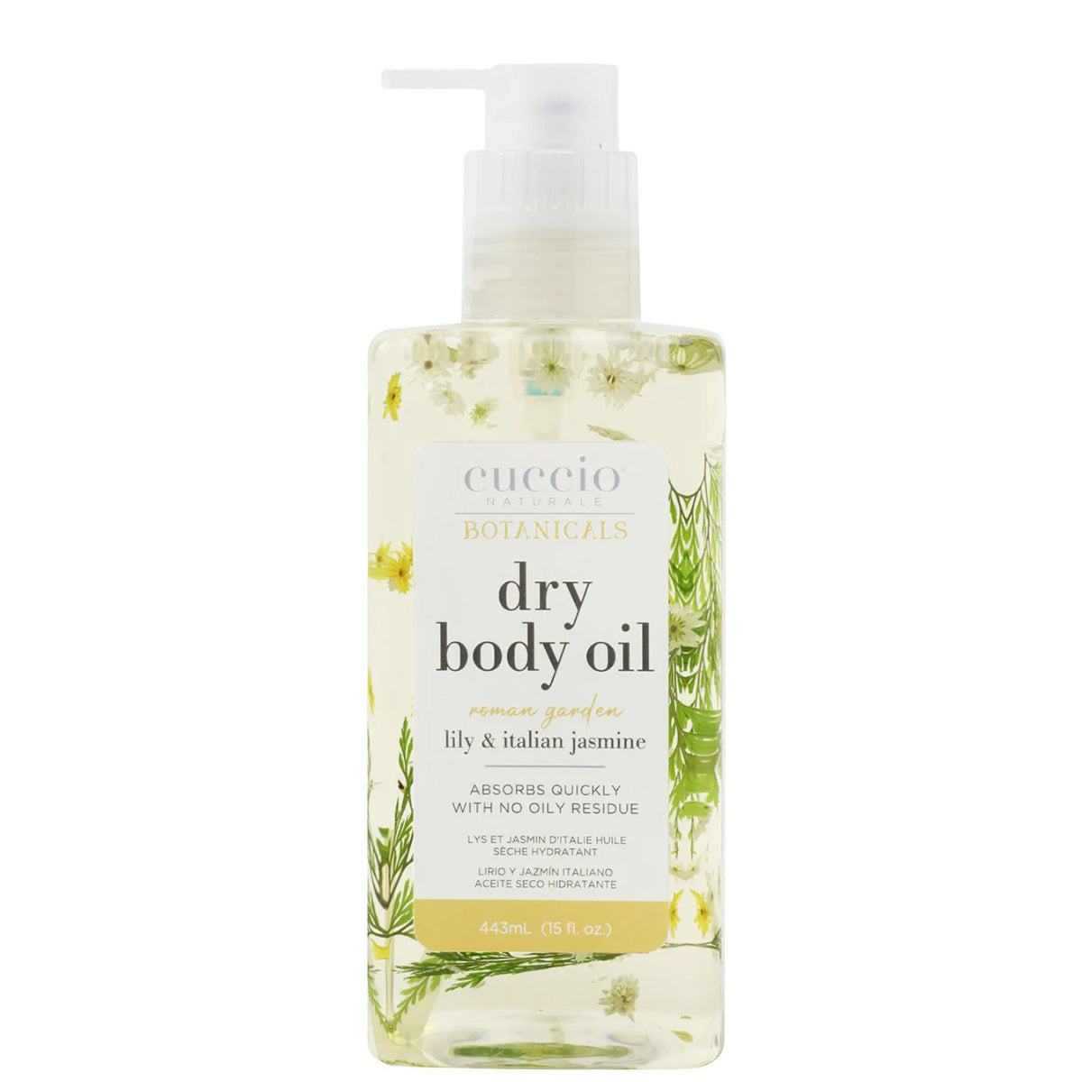 Cuccio Dry Body Oil Roman Garden (Lily & Italian Jasmine)