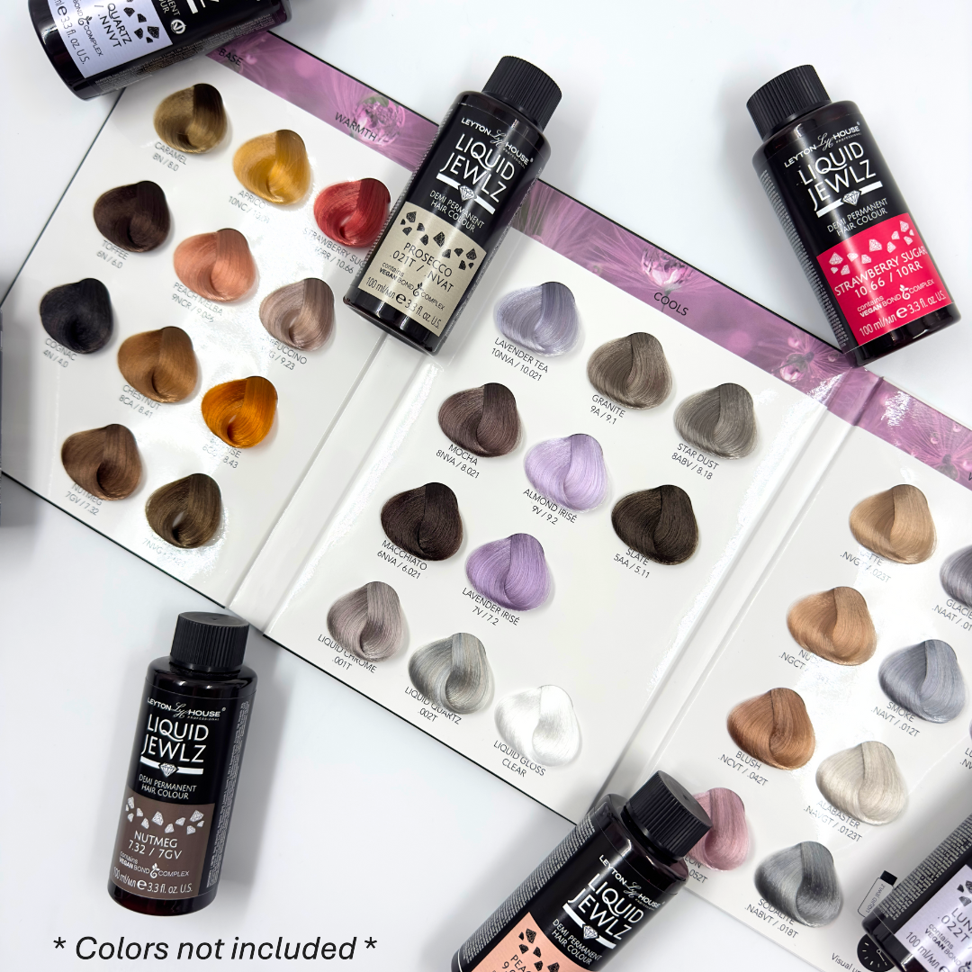 Liquid Jewlz Swatch Color Chart 25'