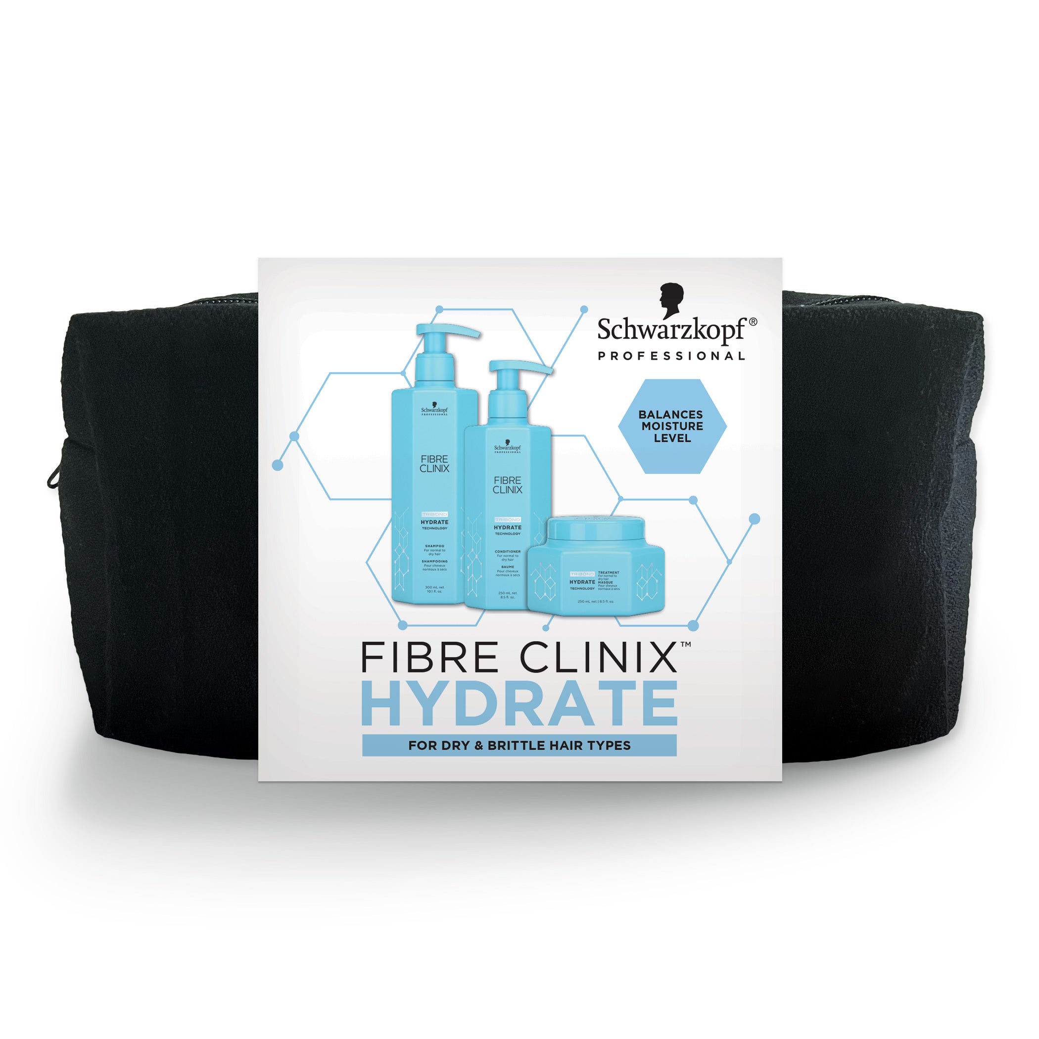 Fibre Clinix 3pc Kit with Bag - Hydrate