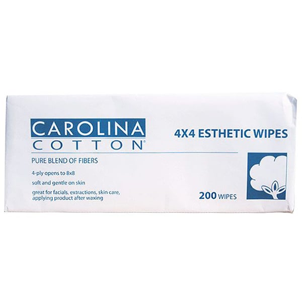 Carolina 4" x 4" Esthetic Wipes