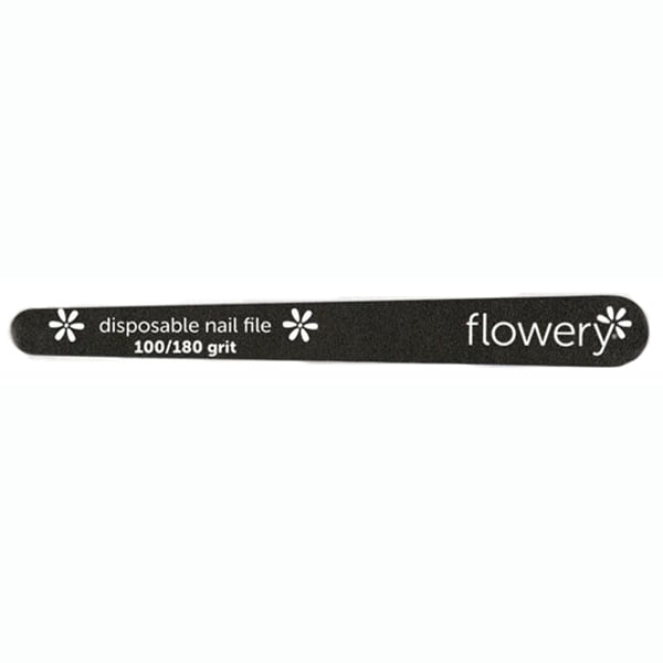 Flowery Disposable Tapered Wood Core Files, Box of 100