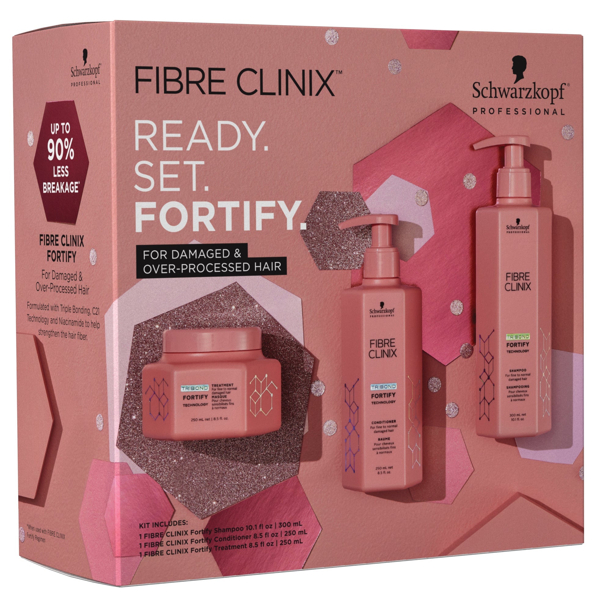 FIBRE CLINIX FORTIFY 3pc Gift Set