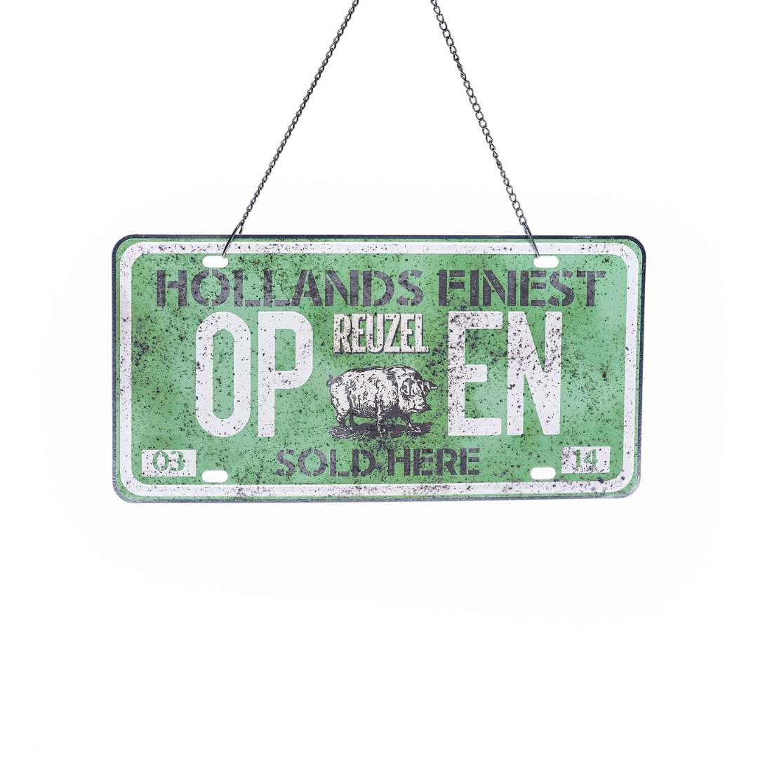 Open/Close License Plate