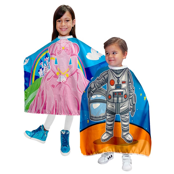 Betty Dain Princess & Astro Vinyl Kids Shampoo Cape