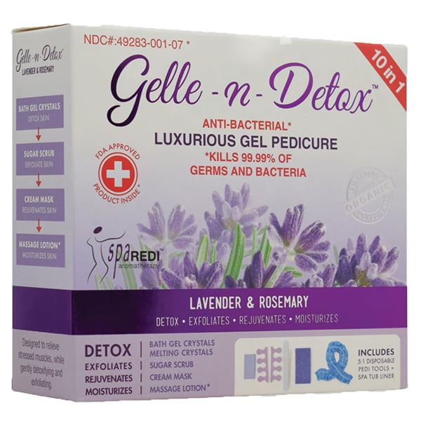 Gelle-N-Detox Gel Pedicure Kit