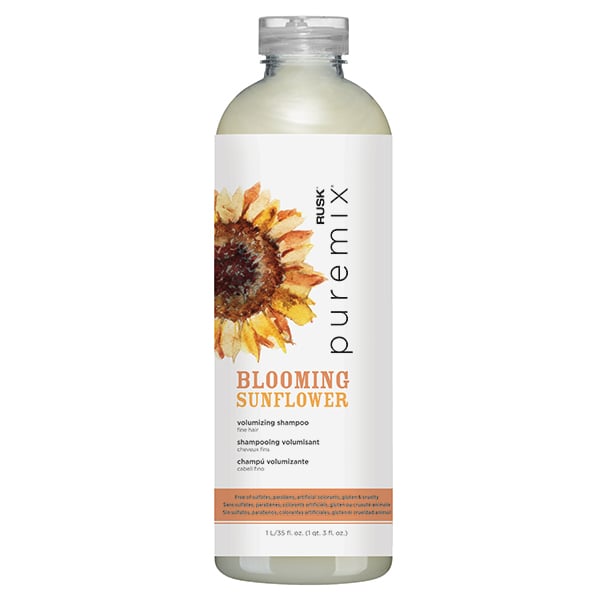 Rusk Puremix Blooming Sunflower Volumizing Shampoo