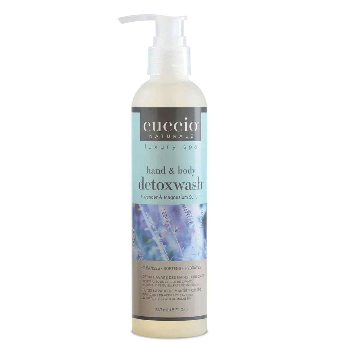 Cuccio Naturale Hand & Body Detoxwash, 8 oz