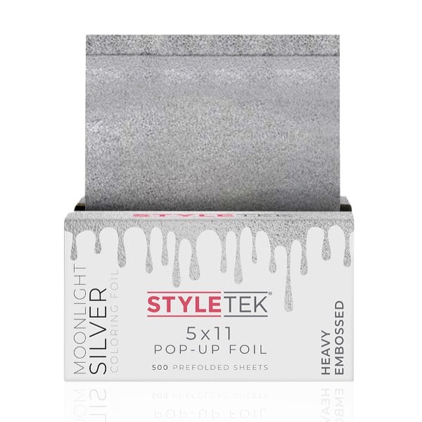 StyleTek Moonlight Silver Pop-Up Foil 5" x 11" (Heavy Embossed)