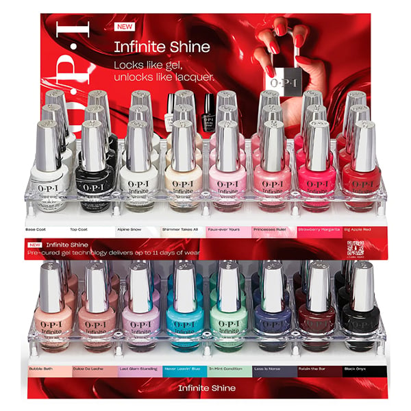 OPI Infinite Shine, 48 Piece Acrylic Display