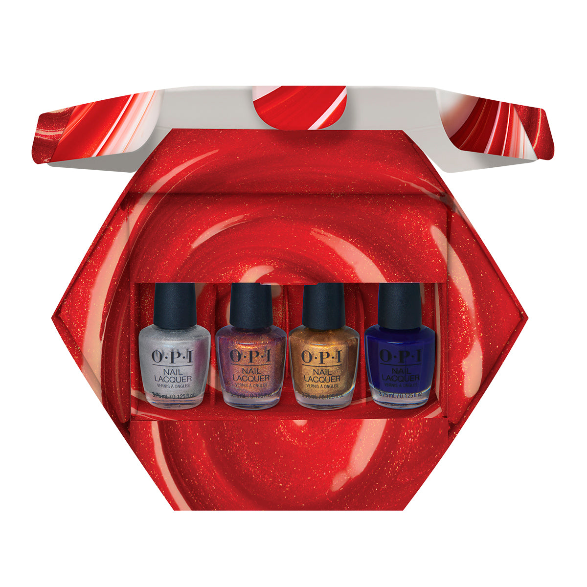 OPI Mini Nail Lacquer, 4 Pack (OPI Good Enough to Treat Collection)