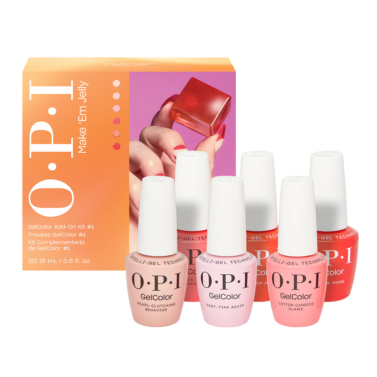 OPI GelColor,  Add On Kit #1 (Make 'Em Jelly Collection)